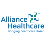 Logo von Alliance Healthcare, einem führenden pharmazeutischen Großhändler